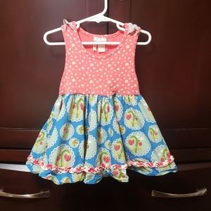 Matilda Jane tunic/dress with ruffle pants